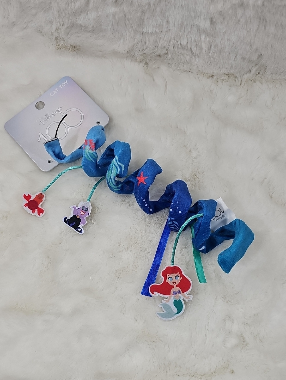The Little Mermaid Cat Coil Toy with Catnip, 8in | Springy Fun Catnip Coil Toys
